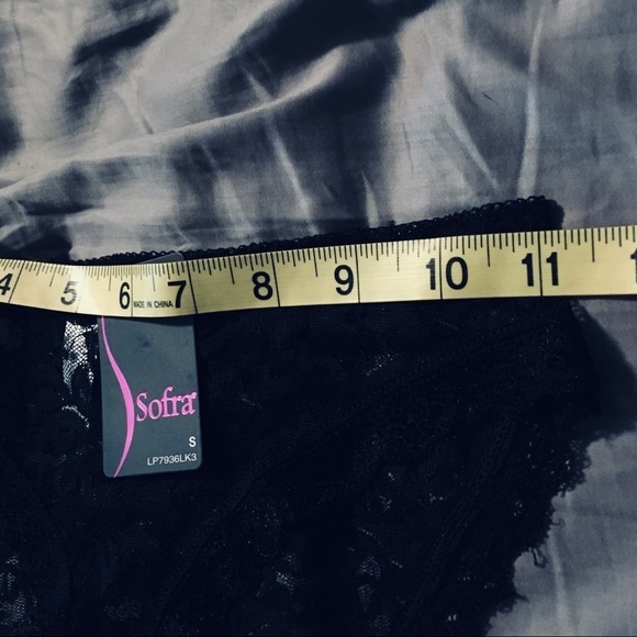BAND NEW WITH TAGS Black Lacy SOFRA Panties small - Picture 5 of 5